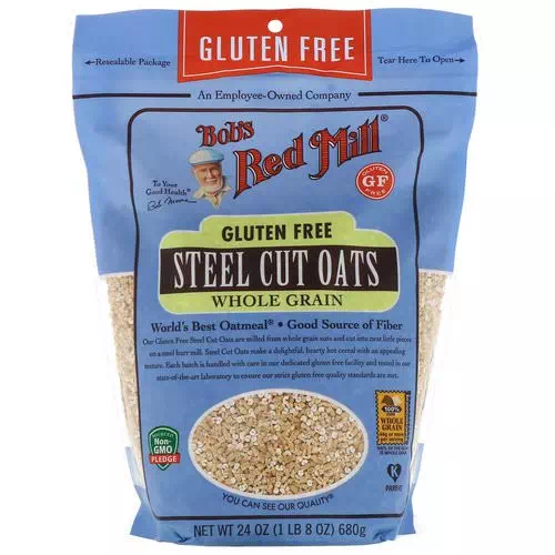Bob's Red Mill, Steel Cut Oats, Whole Grain, Gluten Free, 24 oz (680 g) Review