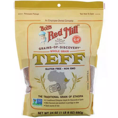 Bob's Red Mill, Teff, Whole Grain, 24 oz (680 g) Review