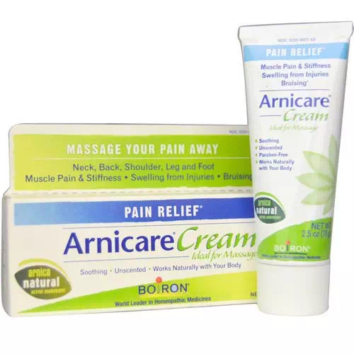 Boiron, Arnicare Cream, Pain Relief, Unscented, 2.5 oz (70 g) Review