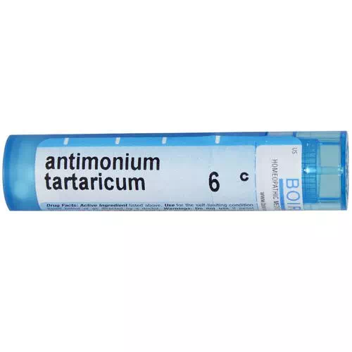 Boiron, Single Remedies, Antimonium Tartaricum, 6C, Approx 80 Pellets Review
