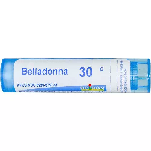 Boiron, Single Remedies, Belladonna, 30C, 80 Pellets Review