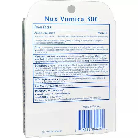 Nux Vomica, Homeopathy, Herbs
