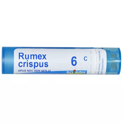 Boiron, Single Remedies, Rumex Crispus, 6C, Approx 80 Pellets Review
