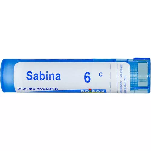 Boiron, Single Remedies, Sabina, 6C, 80 Pellets Review