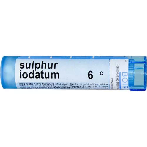 Boiron, Single Remedies, Sulphur Iodatum, 6C, 80 Pellets Review
