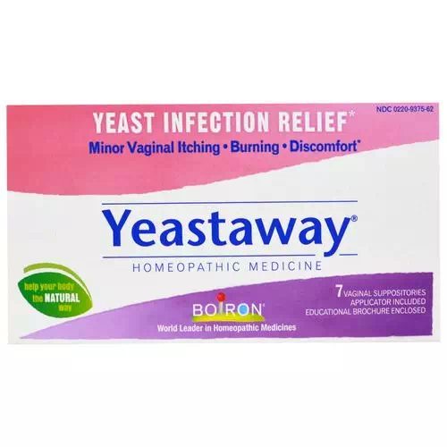 Boiron, Yeastaway, 7 Vaginal Suppositories Review
