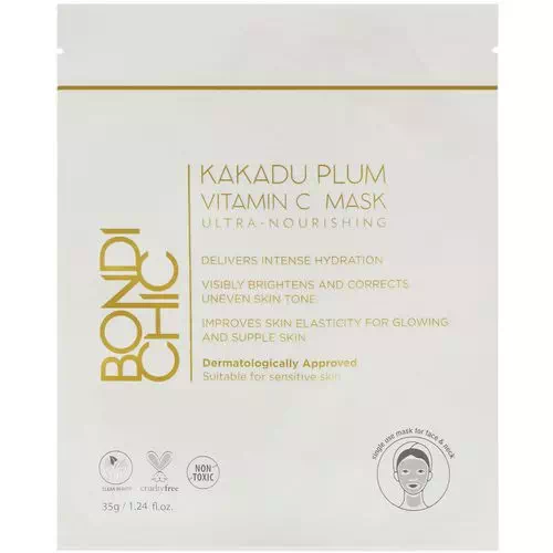 Bondi Chic, Kakadu Plum, Vitamin C Mask, 1 Sheet, 1.24 fl oz (35 g) Review