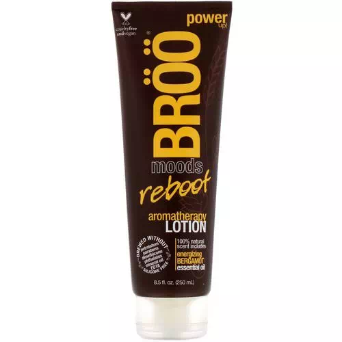 BRoo, Moods, Reboot Aromatherapy Lotion, Energizing Bergamot, 8.5 fl oz (250 ml) Review