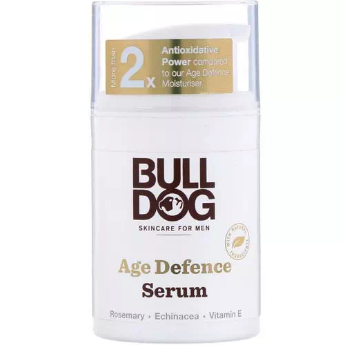 Bulldog Skincare For Men, Age Defence Serum, 1.6 fl oz (50 ml) Review