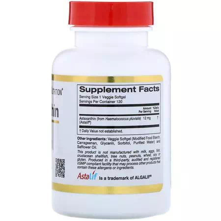 Astaxanthin, Antioxidants, Supplements