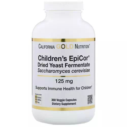 California Gold Nutrition, Children's Epicor, 125 mg, 360 Veggie Capsules Review