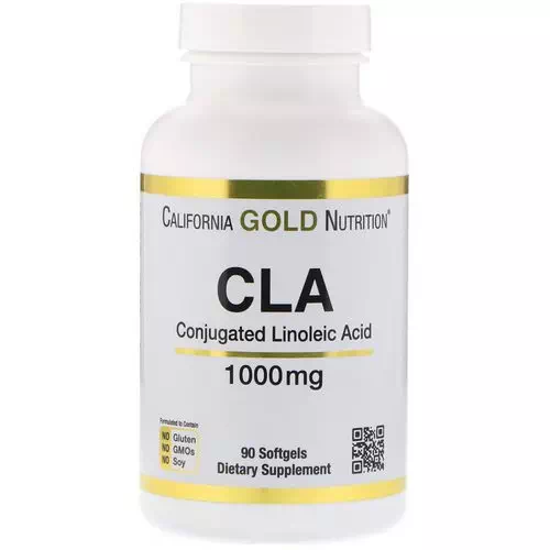 California Gold Nutrition, CLA, Clarinol, Conjugated Linoleic Acid, 1000 mg, 90 Softgels Review