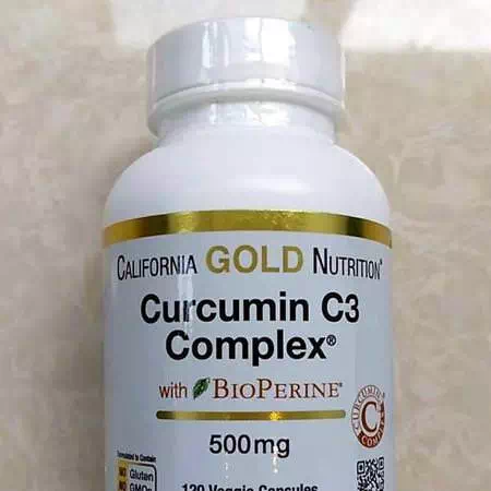 California Gold Nutrition, Curcumin C3 Complex with BioPerine, 500 mg, 120 Veggie Capsules Review