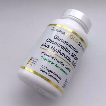California Gold Nutrition, Glucosamine Chondroitin, MSM plus Hyaluronic Acid, 60 Veggie Capsules Review