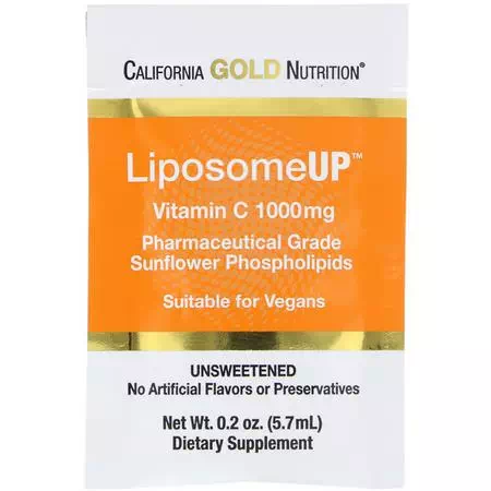 California Gold Nutrition CGN, Liposomal Vitamin C, Cold, Cough, Flu