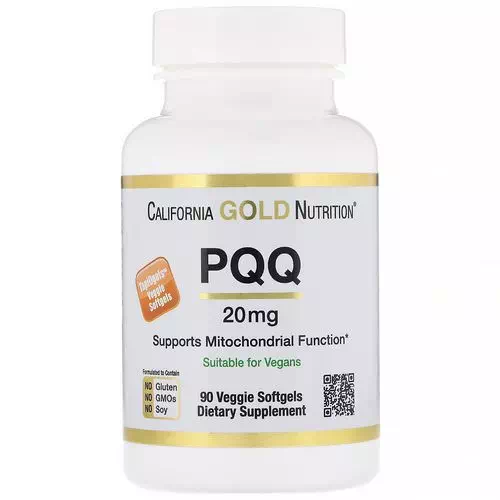 California Gold Nutrition, PQQ, 20 mg, 90 Veggie Softgels Review