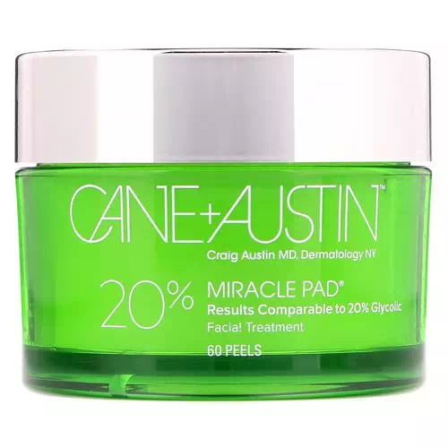 Cane + Austin, Miracle Pad, 20% Glycolic Acid, 60 Peels Review