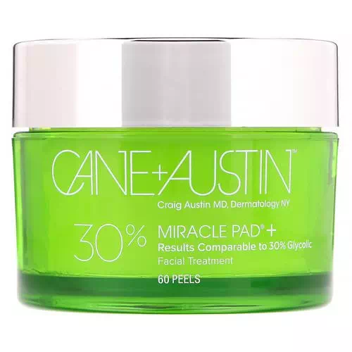 Cane + Austin, Miracle Pad, 30% Glycolic Acid, 60 Peels Review
