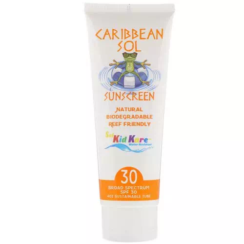 Caribbean Solutions, Sol Kid Kare, Sunscreen, SPF 30, 4 oz Review
