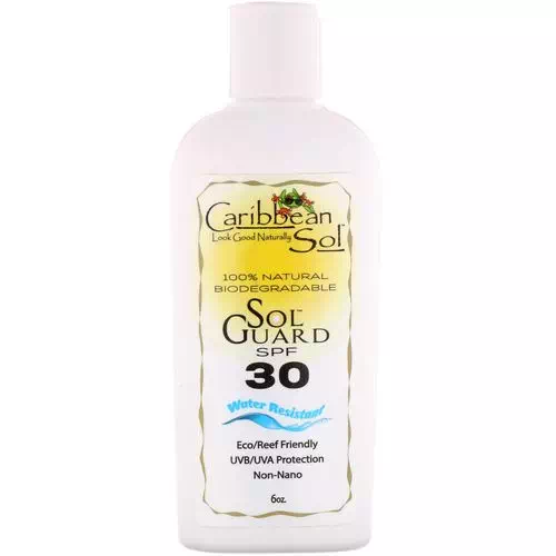 Caribbean Solutions, SolGuard SPF 30, Water Resistant, 6 oz Review