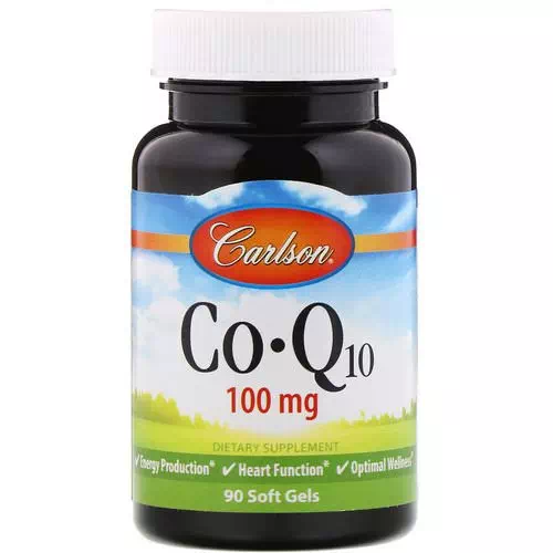 Carlson Labs, CO-Q10, 100 mg, 90 Soft Gels Review