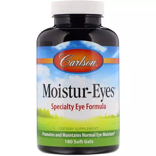 Carlson Labs, Moisture-Eyes, 180 Soft Gels Review