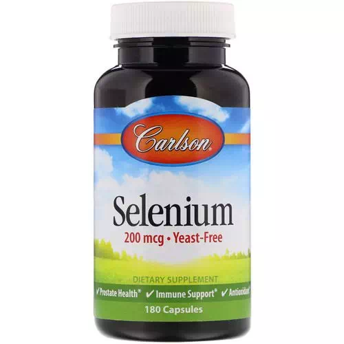 Carlson Labs, Selenium, 200 mcg, 180 Capsules Review