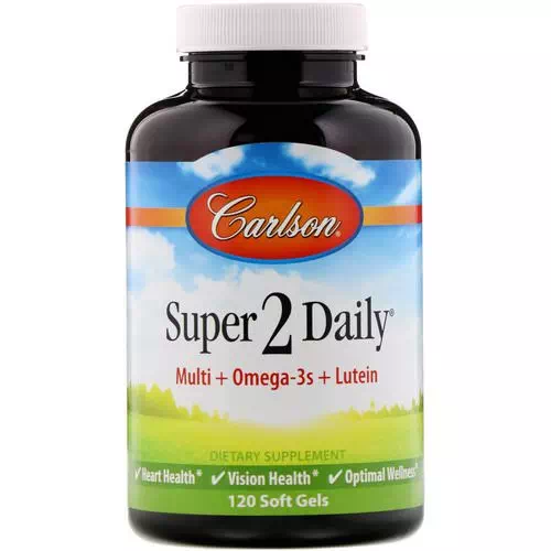 Carlson Labs, Super 2 Daily, 120 Soft Gels Review