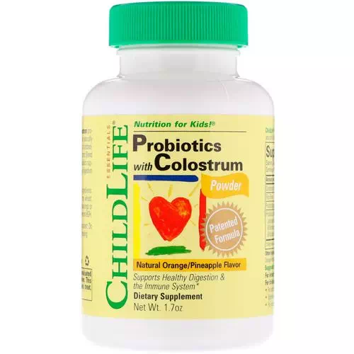 ChildLife, Probiotics with Colostrum Powder, Natural Orange/Pineapple Flavor, 1.7 oz Review