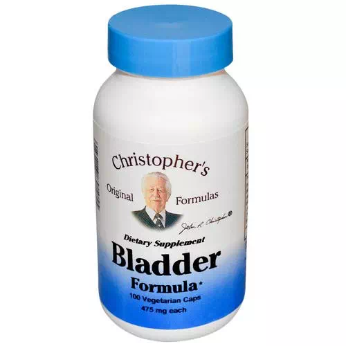 Christopher's Original Formulas, Bladder Formula, 475 mg Each, 100 Veggie Caps Review