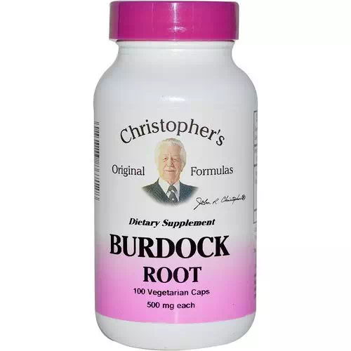 Christopher's Original Formulas, Burdock Root, 500 mg, 100 Veggie Caps Review