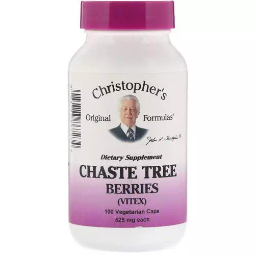 Christopher's Original Formulas, Chaste Tree Berries (Vitex), 525 mg, 100 Vegetarian Caps Review