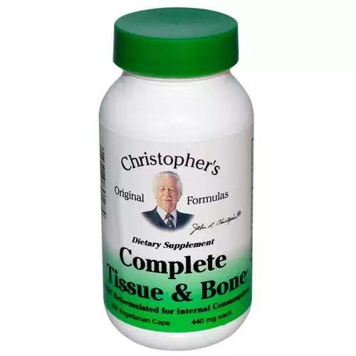 Christopher's Original Formulas, Complete Tissue & Bone, 440 mg Each, 100 Veggie Caps Review