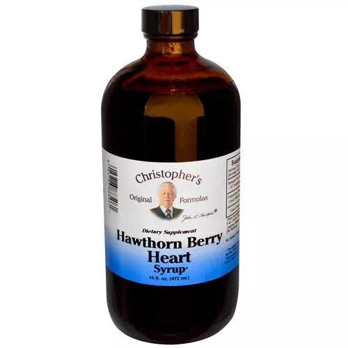 Christopher's Original Formulas, Hawthorn Berry Heart Syrup, 16 fl oz (472 ml) Review