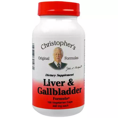Christopher's Original Formulas, Liver & Gallbladder Formula, 440 mg, 100 Veggie Caps Review