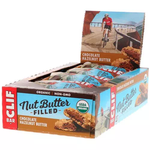Clif Bar, Organic Nut Butter Filled Energy Bar, Chocolate Hazelnut Butter, 12 Energy Bars, 1.76 oz (50 g) Each Review
