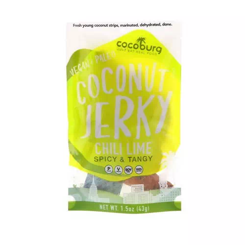 Cocoburg, Coconut Jerky, Chili Lime, 1.5 oz (43 g) Review