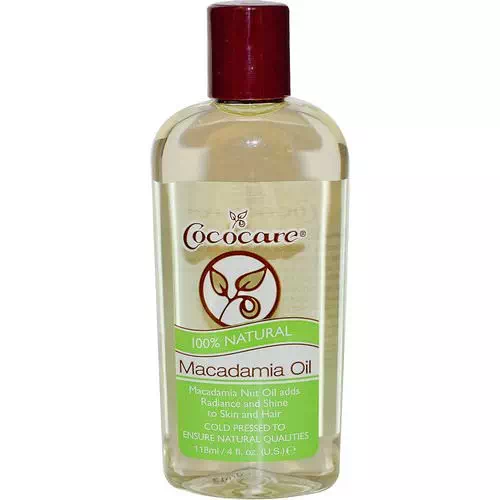 Cococare, Macadamia Oil, 4 fl oz (118 ml) Review