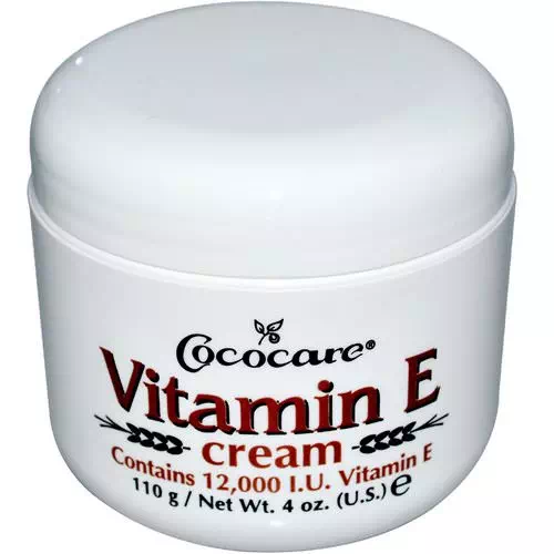 Cococare, Vitamin E Cream, 12,000 IU, 4 oz (110 g) Review