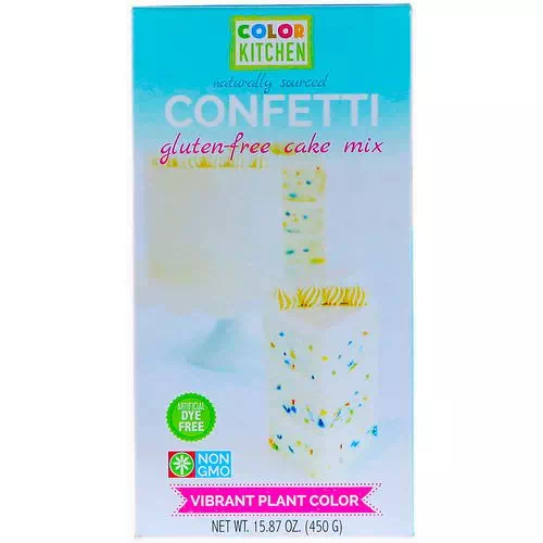 ColorKitchen, Gluten-Free Cake Mix, Confetti, 15.87 oz (450 g) Review