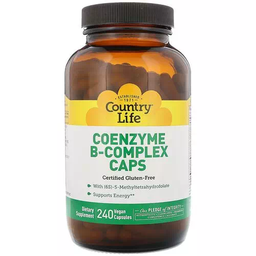 Country Life, Coenzyme B-Complex Caps, 240 Vegan Capsules Review