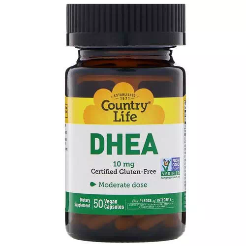 Country Life, DHEA, 10 mg, 50 Vegan Capsules Review