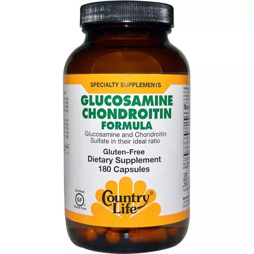 Country Life, Glucosamine Chondroitin Formula, 180 Capsules Review