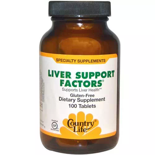 Country Life, Liver Support Factors, 100 Vegan Capsules Review
