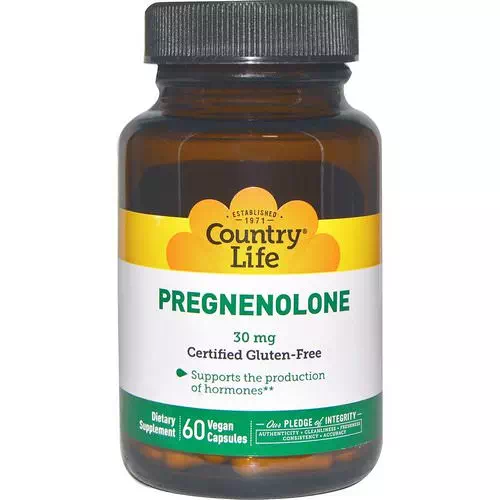 Country Life, Pregnenolone, 30 mg, 60 Veggie Caps Review
