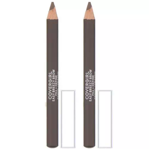 Covergirl, Easy Breezy, Brow Fill + Define Pencil, 510 Soft Brown, 0.06 oz (1.7 g) Review