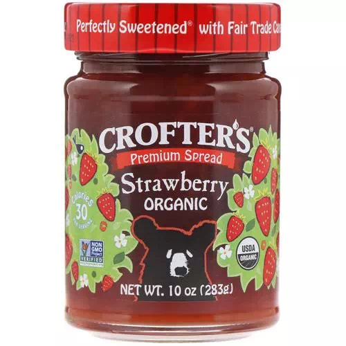 Crofter's Organic, Crofter's, Organic Strawberry, 10 oz (283 g) Review