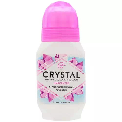 Crystal Body Deodorant, Mineral Deodorant Roll-On, Unscented, 2.25 fl oz (66 ml) Review