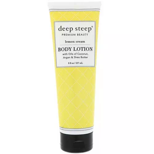 Deep Steep, Body Lotion, Lemon Cream, 8 fl oz (237 ml) Review