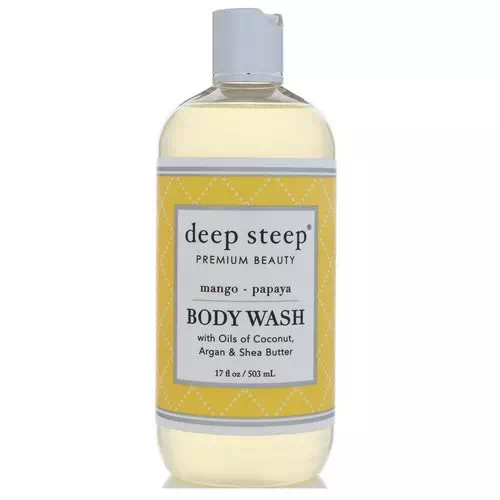 Deep Steep, Body Wash, Mango Papaya, 17 fl oz (503 ml) Review